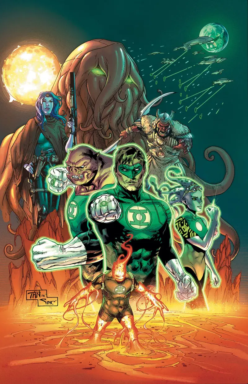 Green Lantern New 52 Reading Order, with the Green Lantern Corps, Red