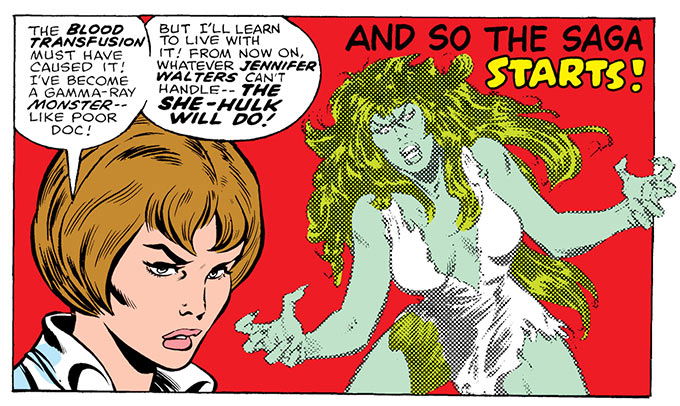 She-Hulk Origin Story or the Sensational Idea by Stan Lee