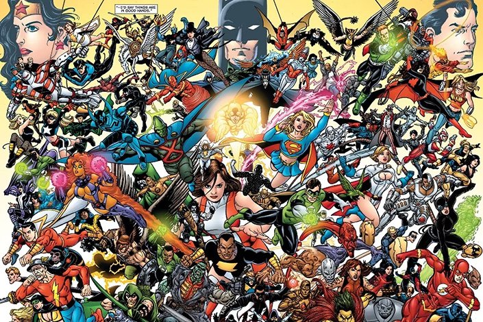 Epic Justice League Battle Art by Alex Ross