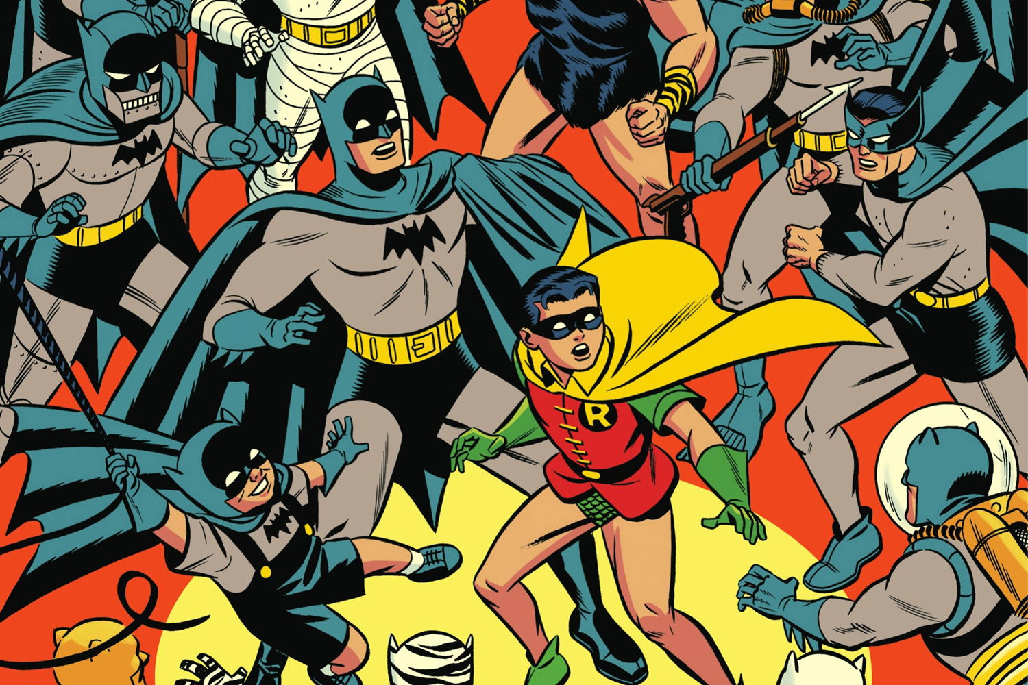 VINTAGE / ANTIQUE '60s BATMAN & ROBIN COLORING BOOK