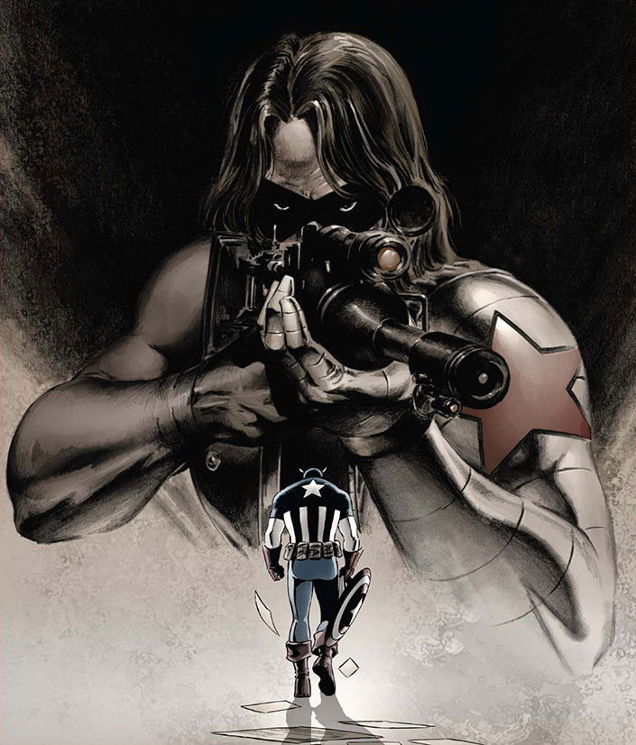 Captain America #12 Cover - The Winter Soldier 